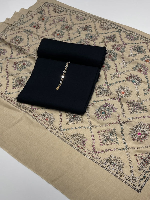 Unstitch Pashmina Wool 3 PC