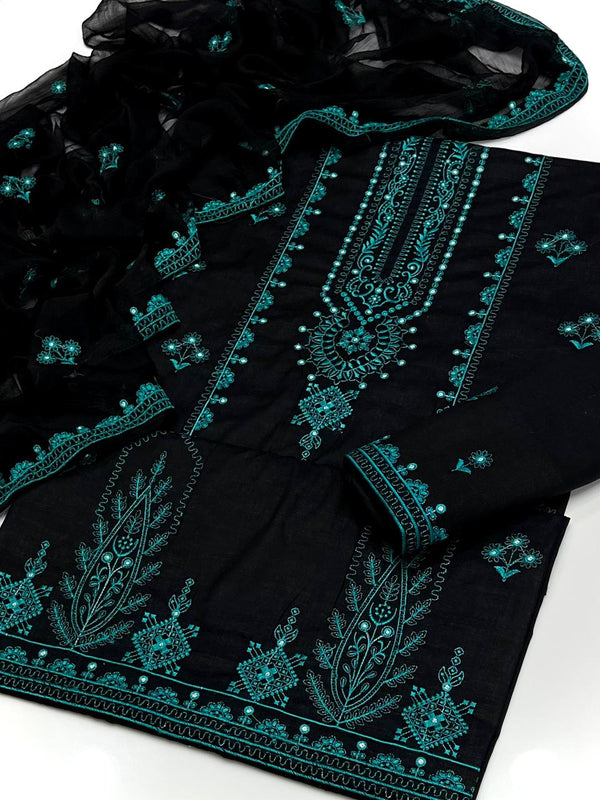 Unstitch Lawn Cotton 3 PC