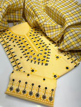 Unstitch Cotton Khaadi 3 PC