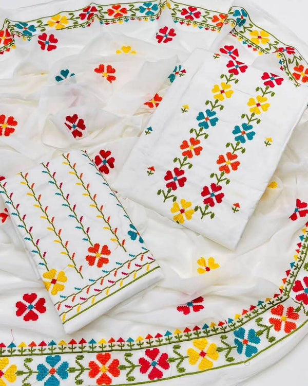 Unstitch Lawn Cotton 3 PC