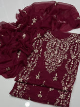 Unstitch Chiffon 2 PC