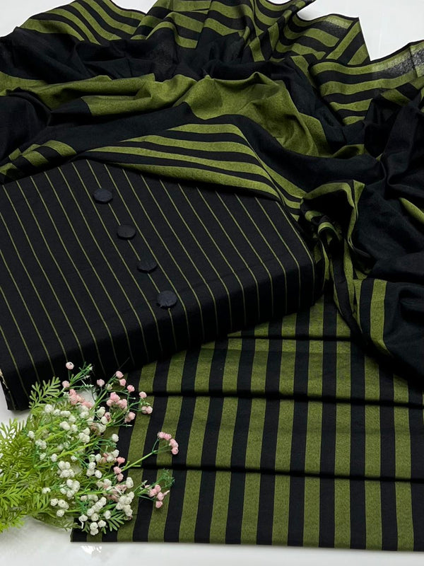 Unstitch Cotton Khaddi 3 PC