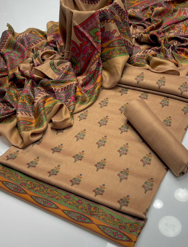 Unstitch Pashmina Wool 3 PC