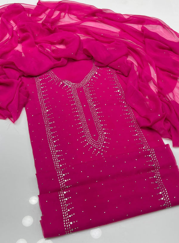 Unstitch Chiffon 2 PC