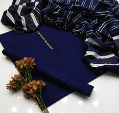 Unstitch Cotton Khaadi 3 PC